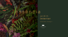 ESSÊNCIA: JARDIM INTERIOR Logotipo da Exposição ESSÊNCIA: JARDIM INTERIOR