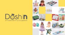DŌSHIN: OS ENCANTOS DOS BRINQUEDOS JAPONESES Logotipo da Exposição DŌSHIN: OS ENCANTOS DOS BRINQUEDOS JAPONESES